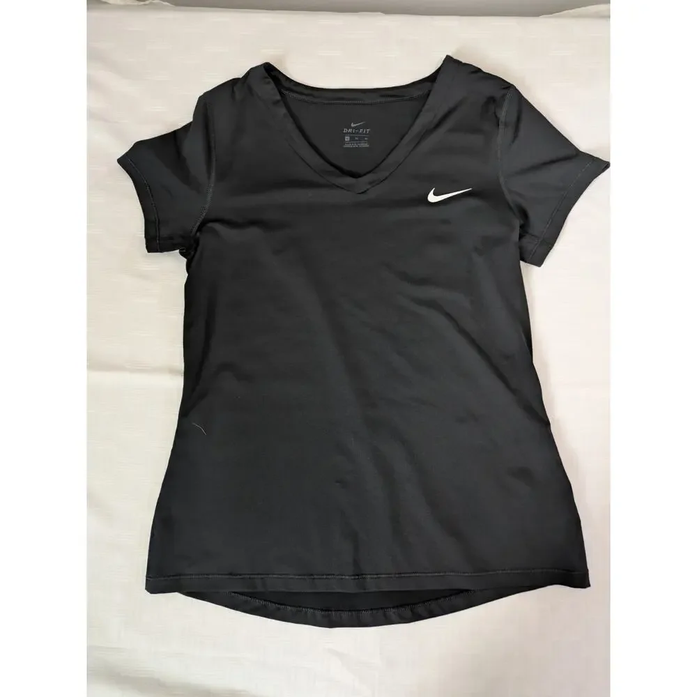 Lot of 2 Activewear Tops Nike Dri-FIT Black XL , Reel Legends Orange Size L